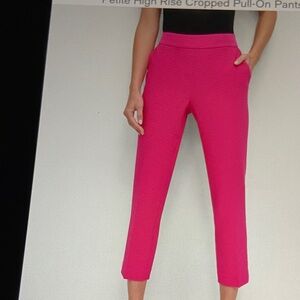 DKNY Women's Pink Cropped Pants size 8
